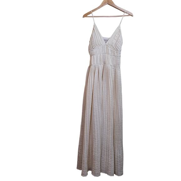 Banana Republic Jacqui Pleated Maxi Dress Size 0 - Picture 1 of 10